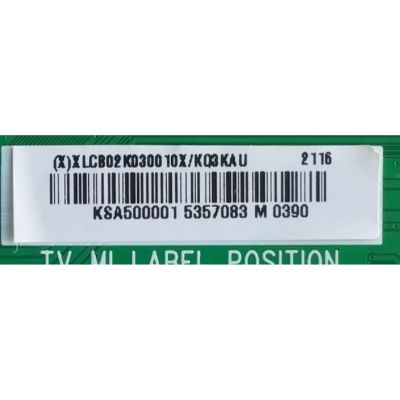 MAIN PARA SMART TV VIZIO 4K HDR RESOLUCION (3840 x 2160) / NUMERO DE PARTE XLCB02K030 / 715GB722-M0C-B00-004B / XLCB02K030010X / KSA500001 / 5357083 / PANEL TPT500WR-U3T03.DJ REV:S01U / DISPLAY CV500U3-T03 REV:01 / MODELO M50Q7-J01 LTYHG7KX - Imagen 2